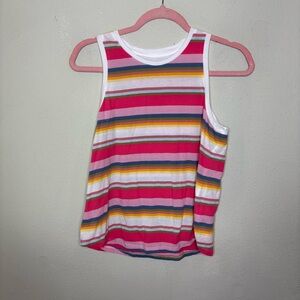 Aeropostale Colorful Striped Perfect Tank Top Size Medium